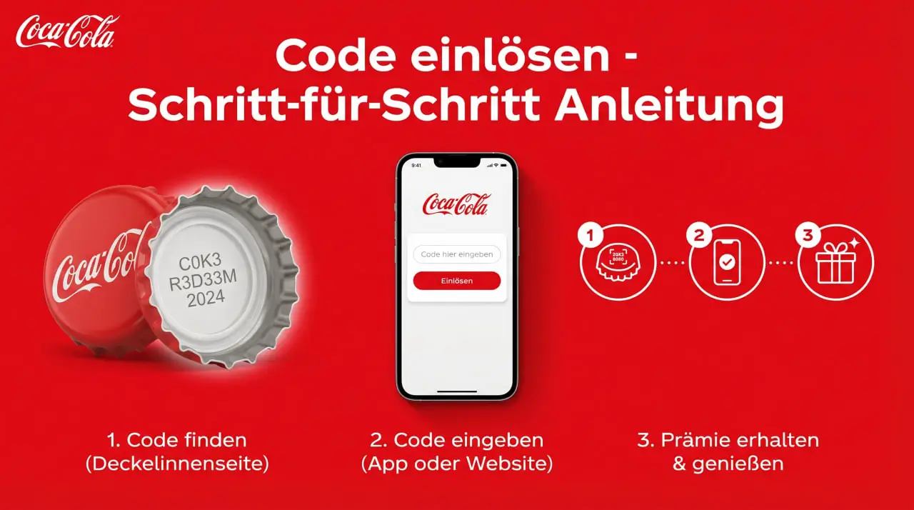 Coca-Cola Aktionscode in der App einlösen — Schritt für Schritt Anleitung